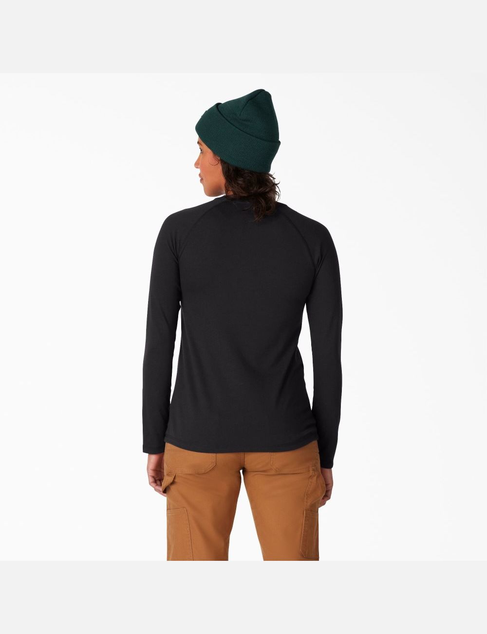 Black Dickies Long Sleeve T-Shirt Long Sleeve T-Shirts | 653DHGTXF