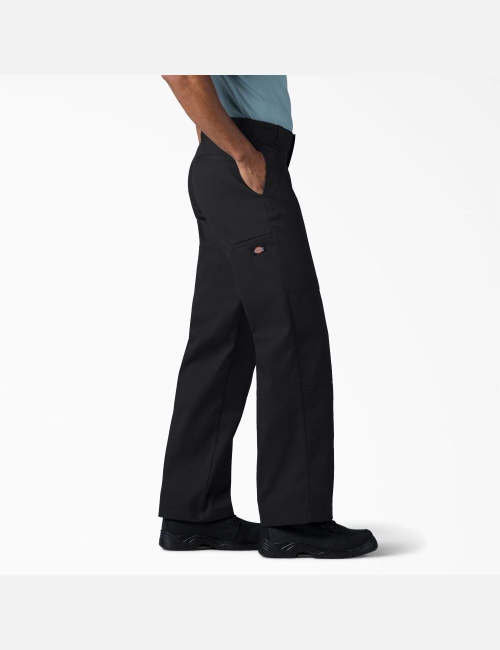 Black Dickies Loose Double Knee Pants | 309GJDBLM