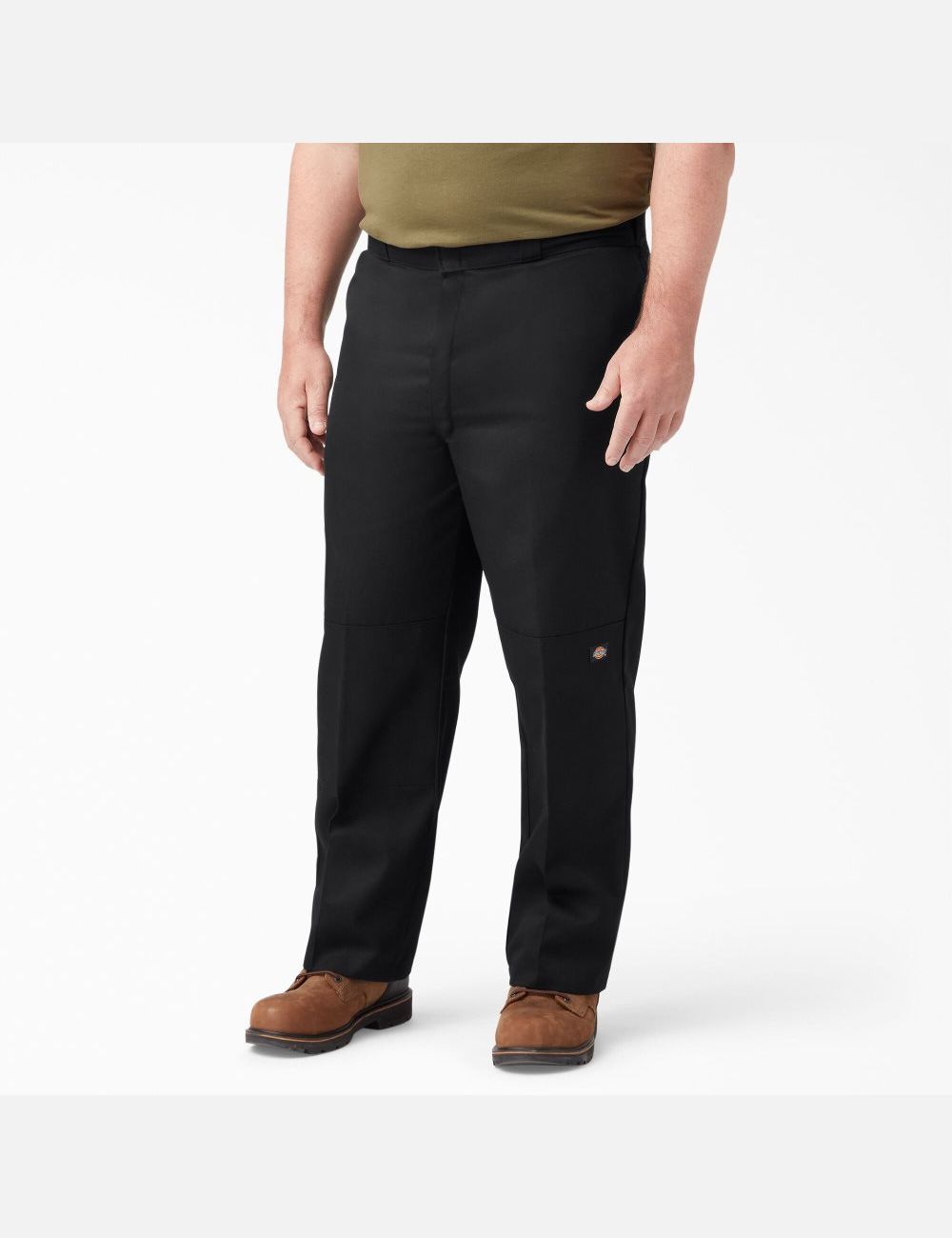 Black Dickies Loose Double Knee Pants | 309GJDBLM