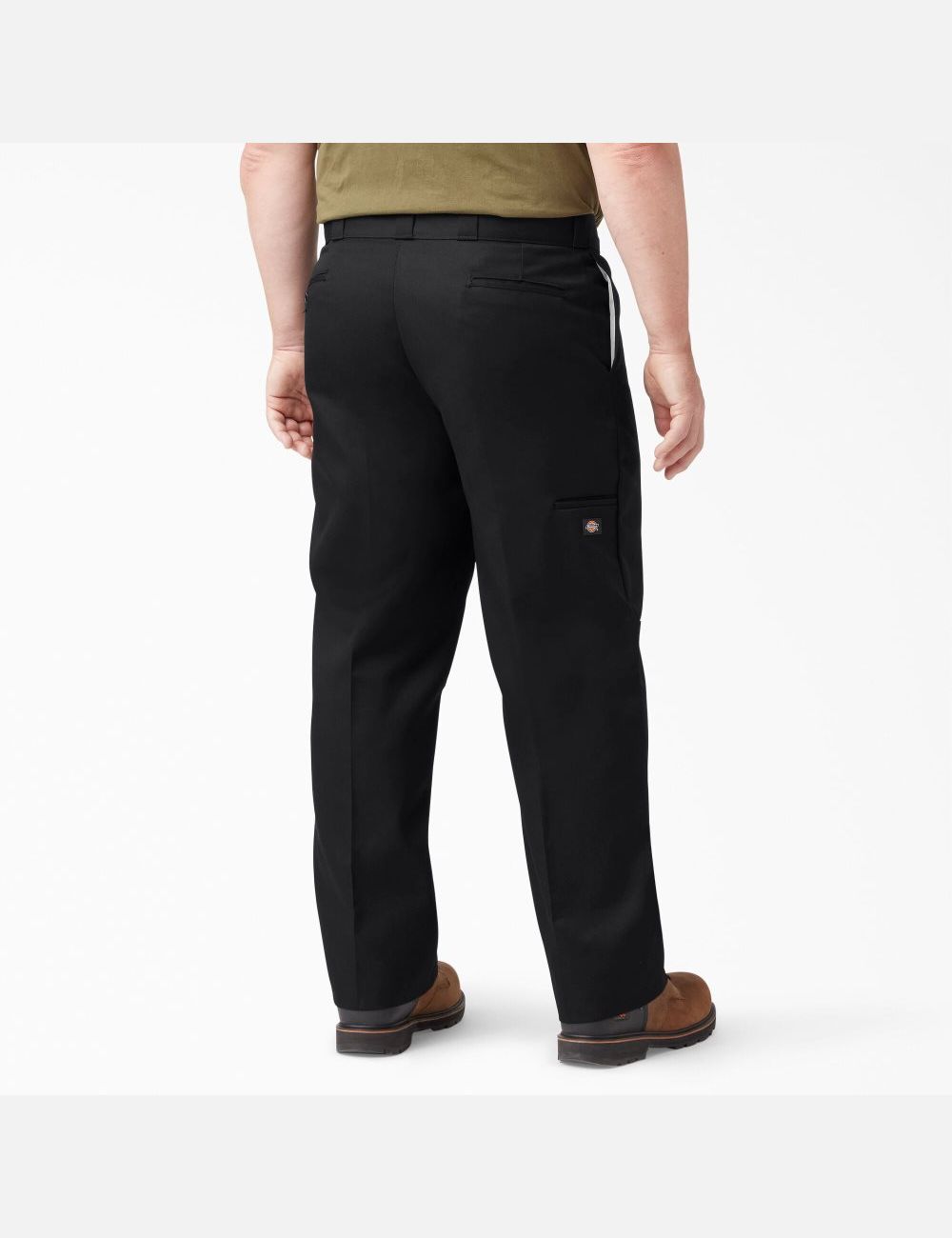 Black Dickies Loose Double Knee Pants | 309GJDBLM