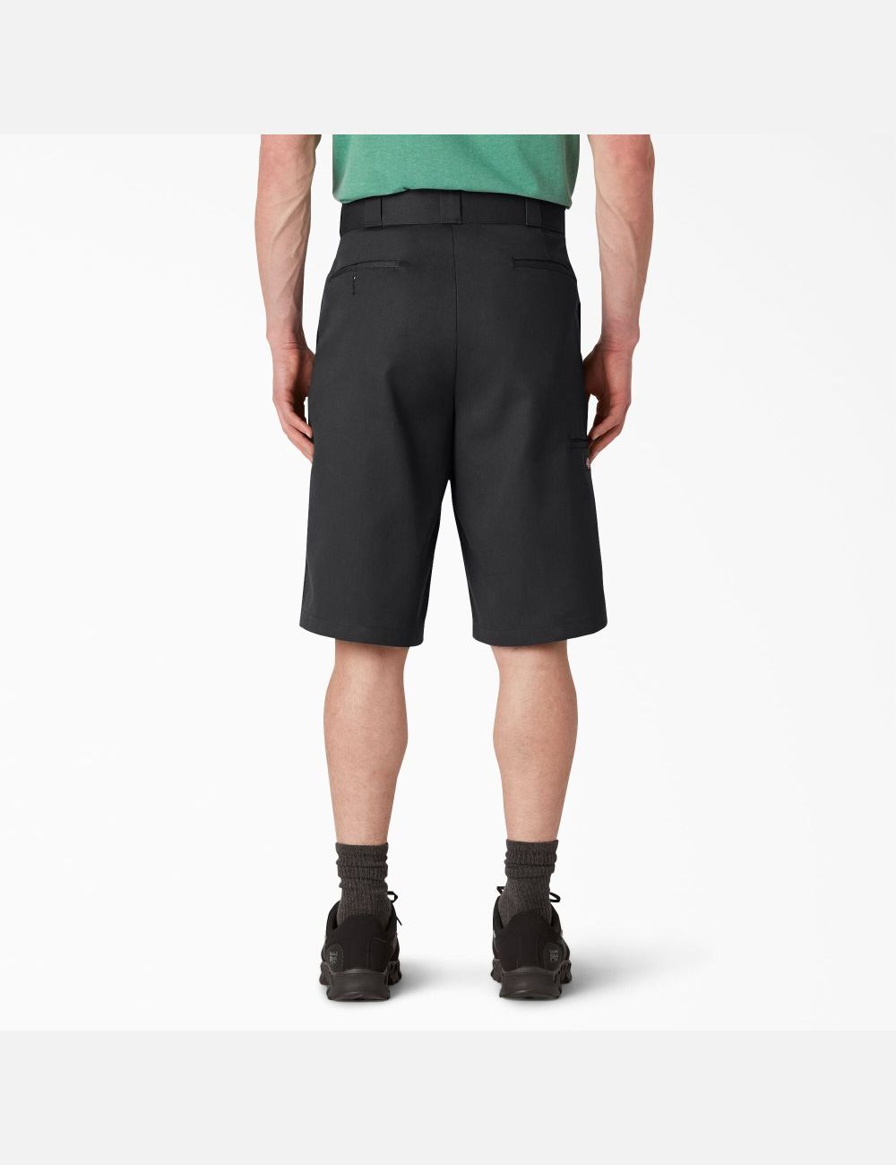 Black Dickies Loose Fit Flat Front Shorts | 653VSRPCY