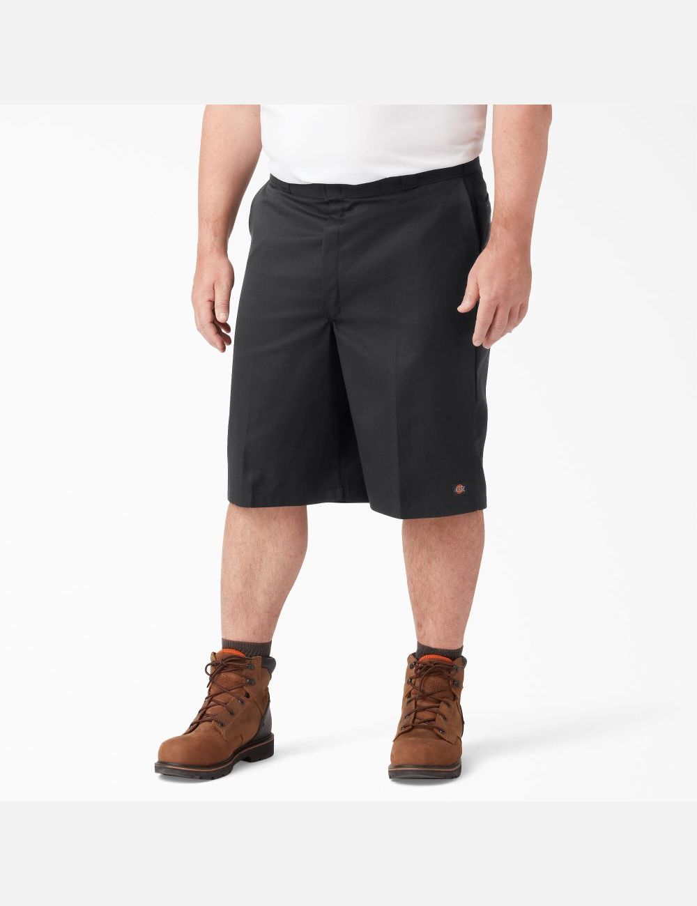 Black Dickies Loose Fit Flat Front Shorts | 653VSRPCY