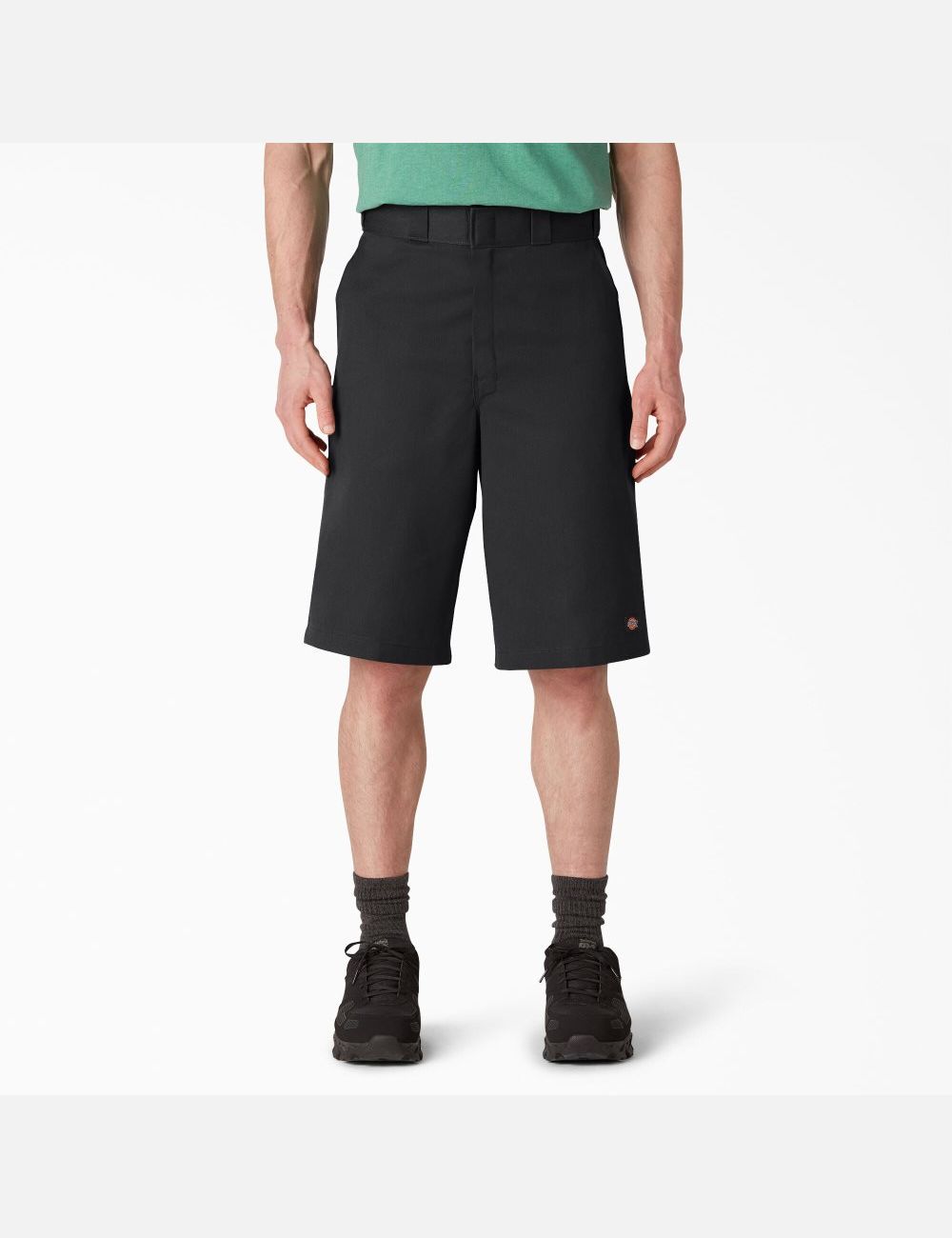 Black Dickies Loose Fit Flat Front Shorts | 653VSRPCY