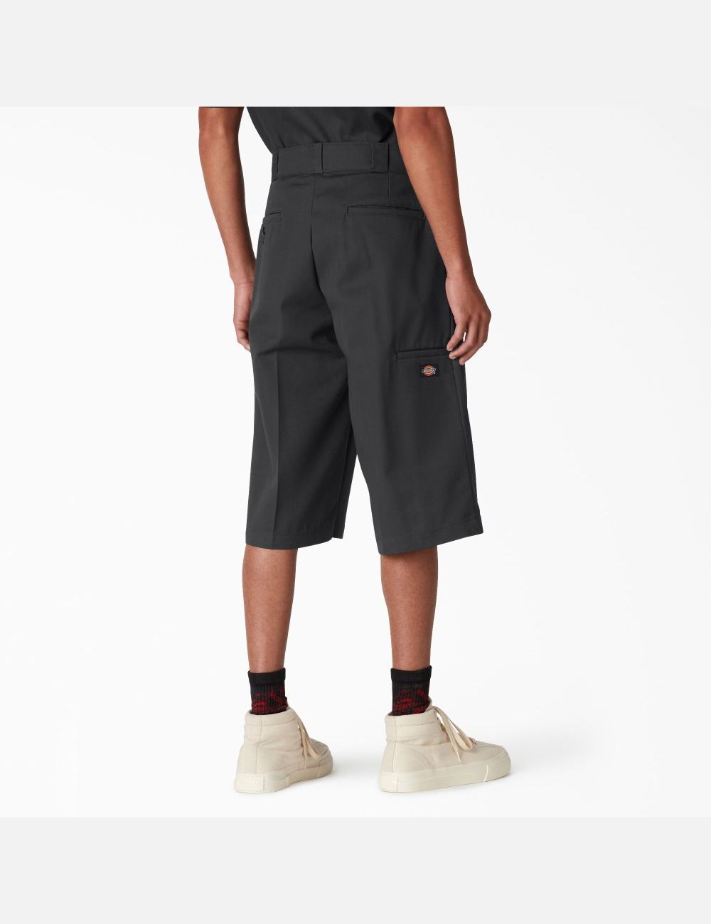 Black Dickies Loose Fit Multi-Use Pocket Shorts | 438WHBNJS