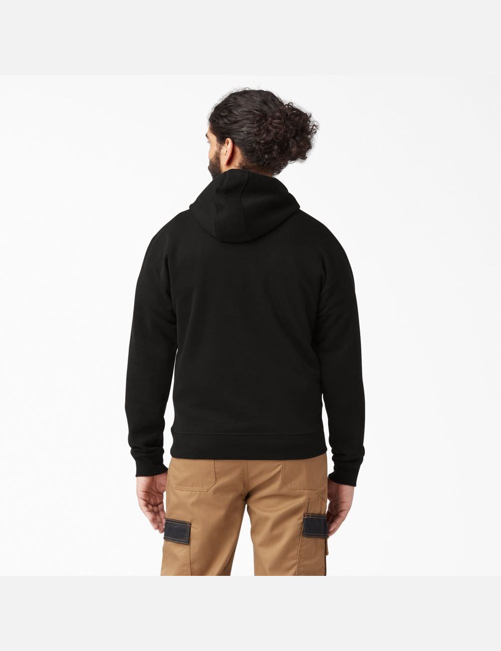 Black Dickies Midweight Fleece Hoodies | 321EVPFJT