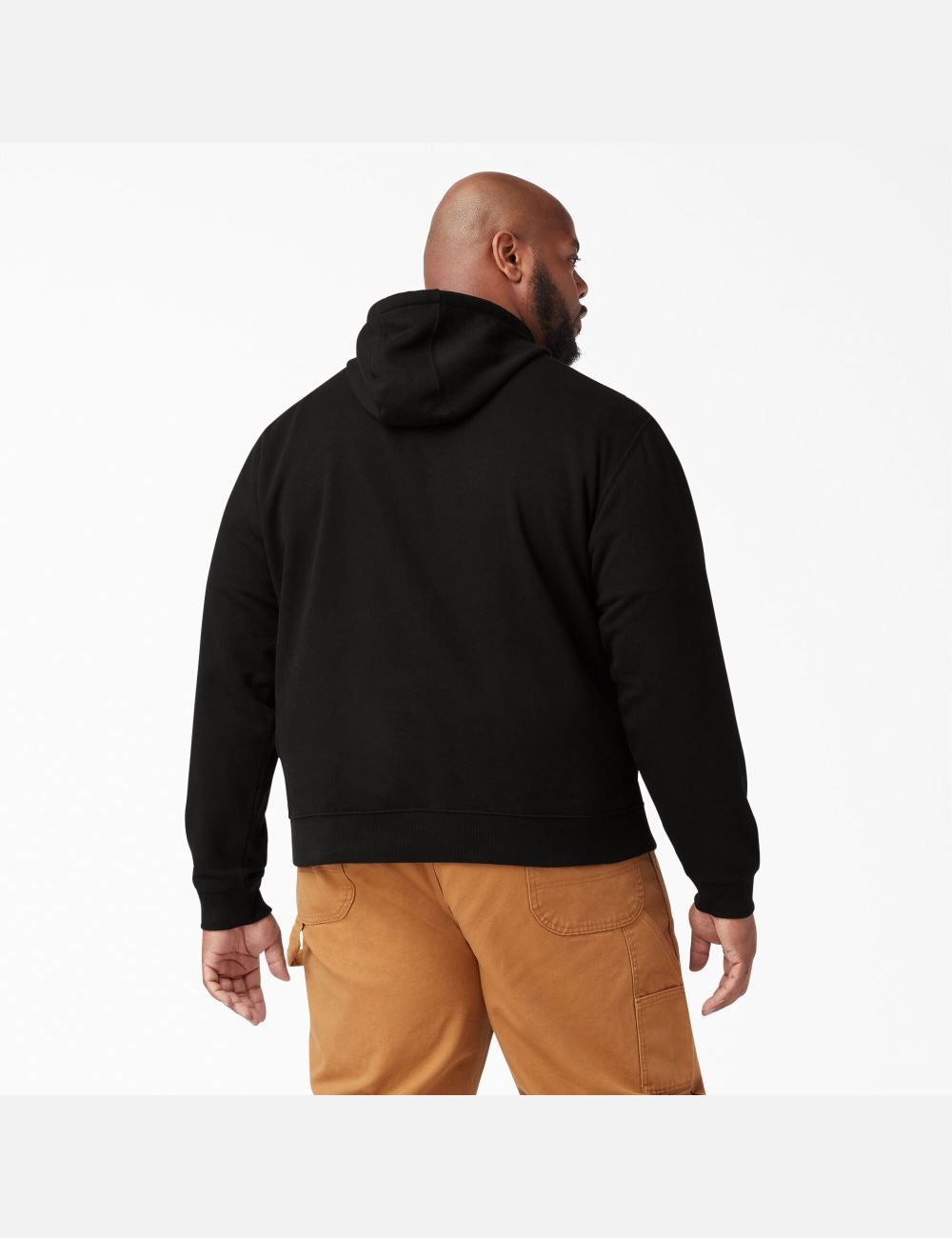 Black Dickies Midweight Fleece Hoodies | 321EVPFJT