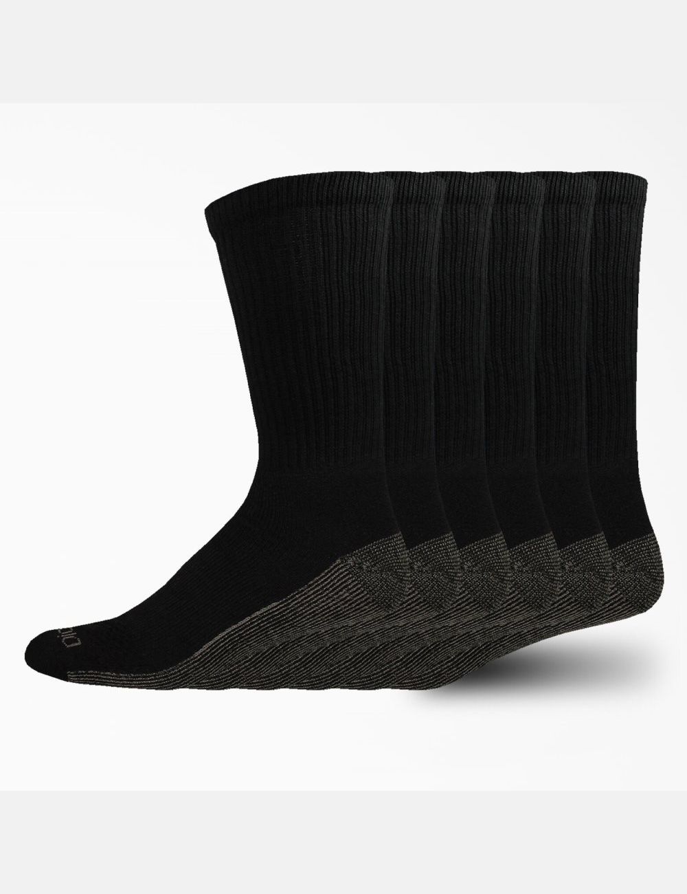 Black Dickies Moisture Control Crew Socks | 170BKOMUG