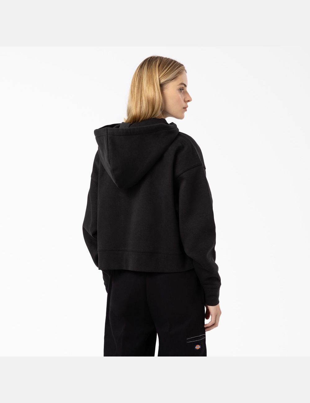 Black Dickies Oakport Zip Hoodies | 014ONTMDQ