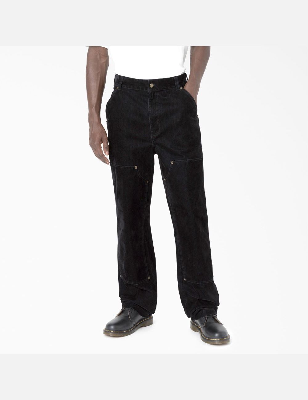 Black Dickies Opening Ceremony Flock Utility Double Knee Pants | 925XEOYAL