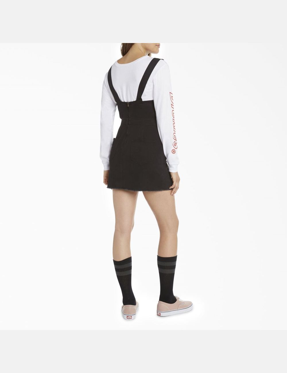 Black Dickies Overall Dress Juniors | 193LBASZN