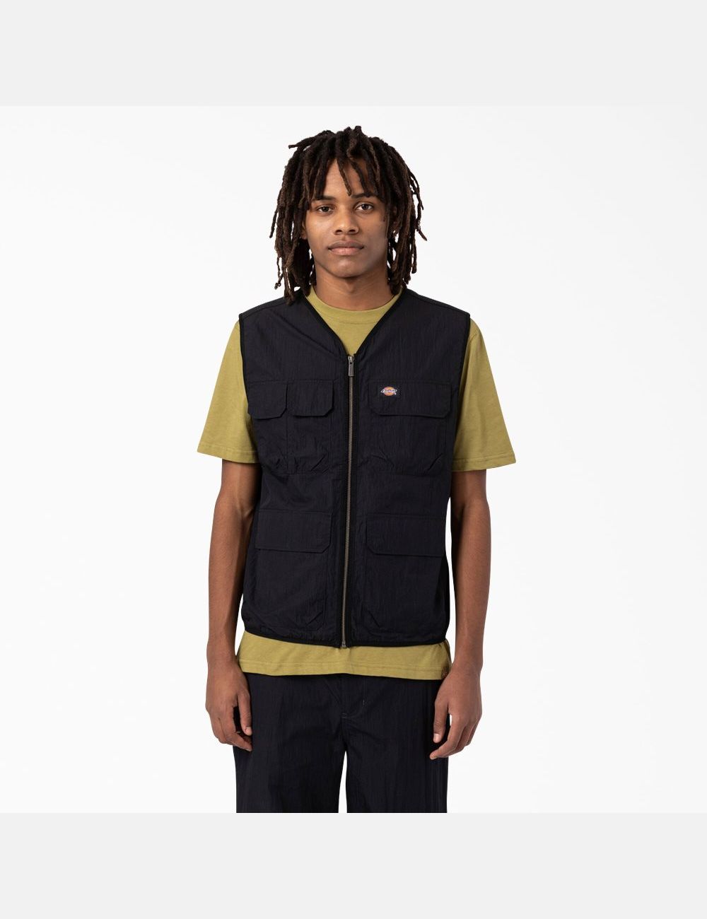 Black Dickies Pacific Utility Vests | 684ZARVYF