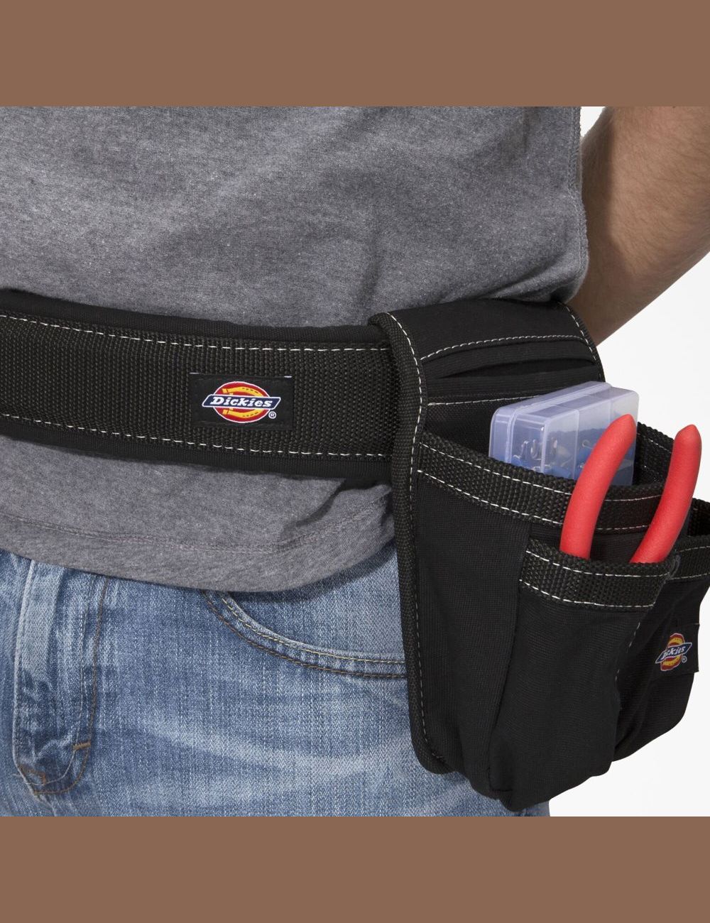 Black Dickies Padded Tool Bags | 413EDRYVH