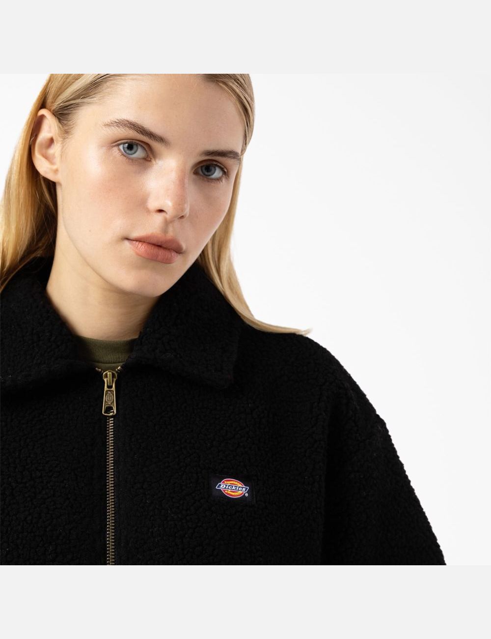 Black Dickies Palmerdale Fleece Coats & Jackets | 529HPSYXK