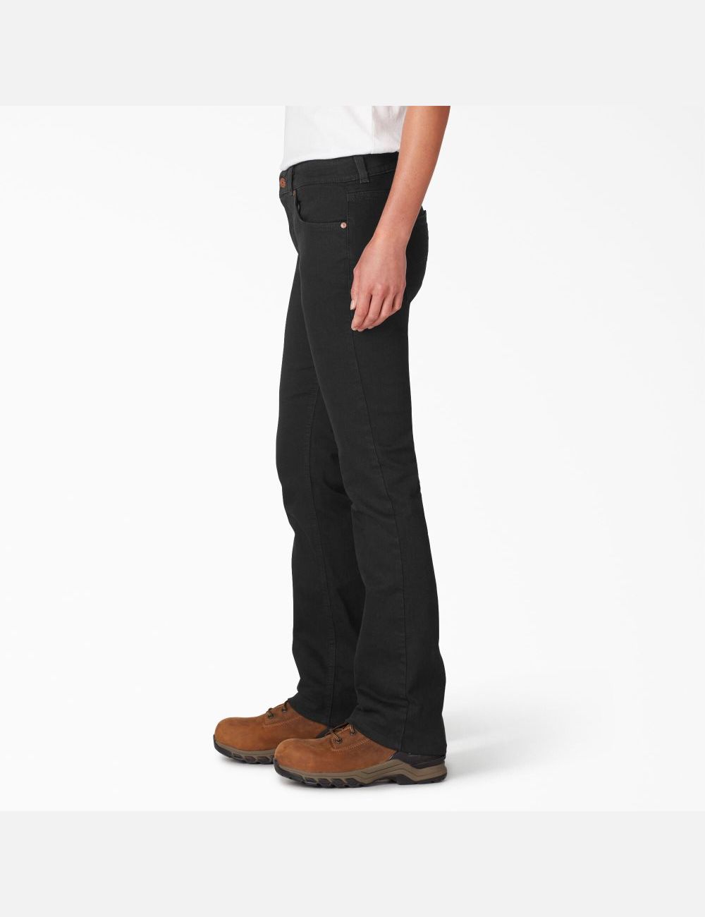 Black Dickies Perfect Shape Denim Bootcut Jeans | 340RLYOUE