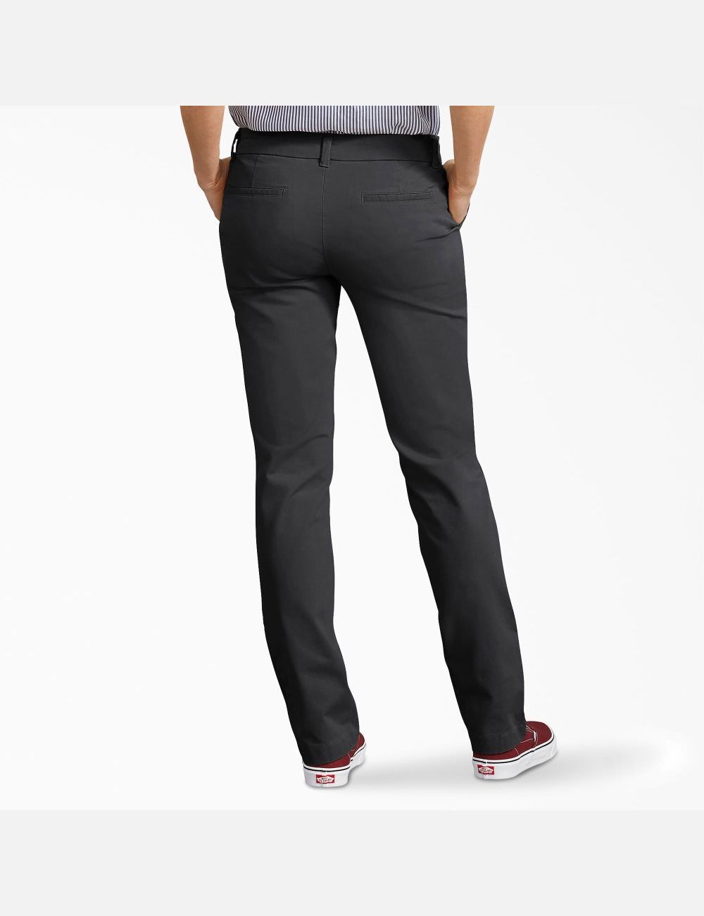 Black Dickies Perfect Shape Straight Leg Pants | 853RAWDMT