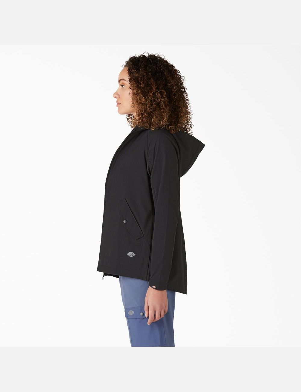 Black Dickies Performance Hooded Coats & Jackets | 823YQKOMP