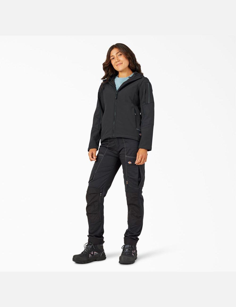 Black Dickies Performance Workwear Softshell Coats & Jackets | 341WGKZBA