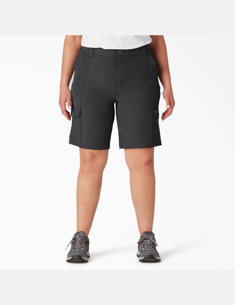 Black Dickies Plus Cooling Cargo Shorts | 245KTSODH