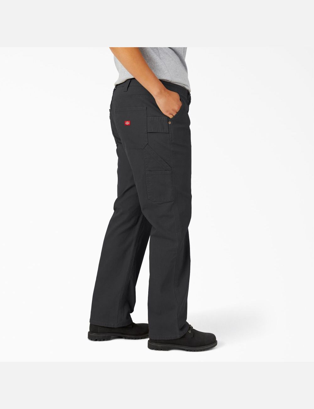 Black Dickies Plus Duck Carpenter Pants | 846WPIOCN