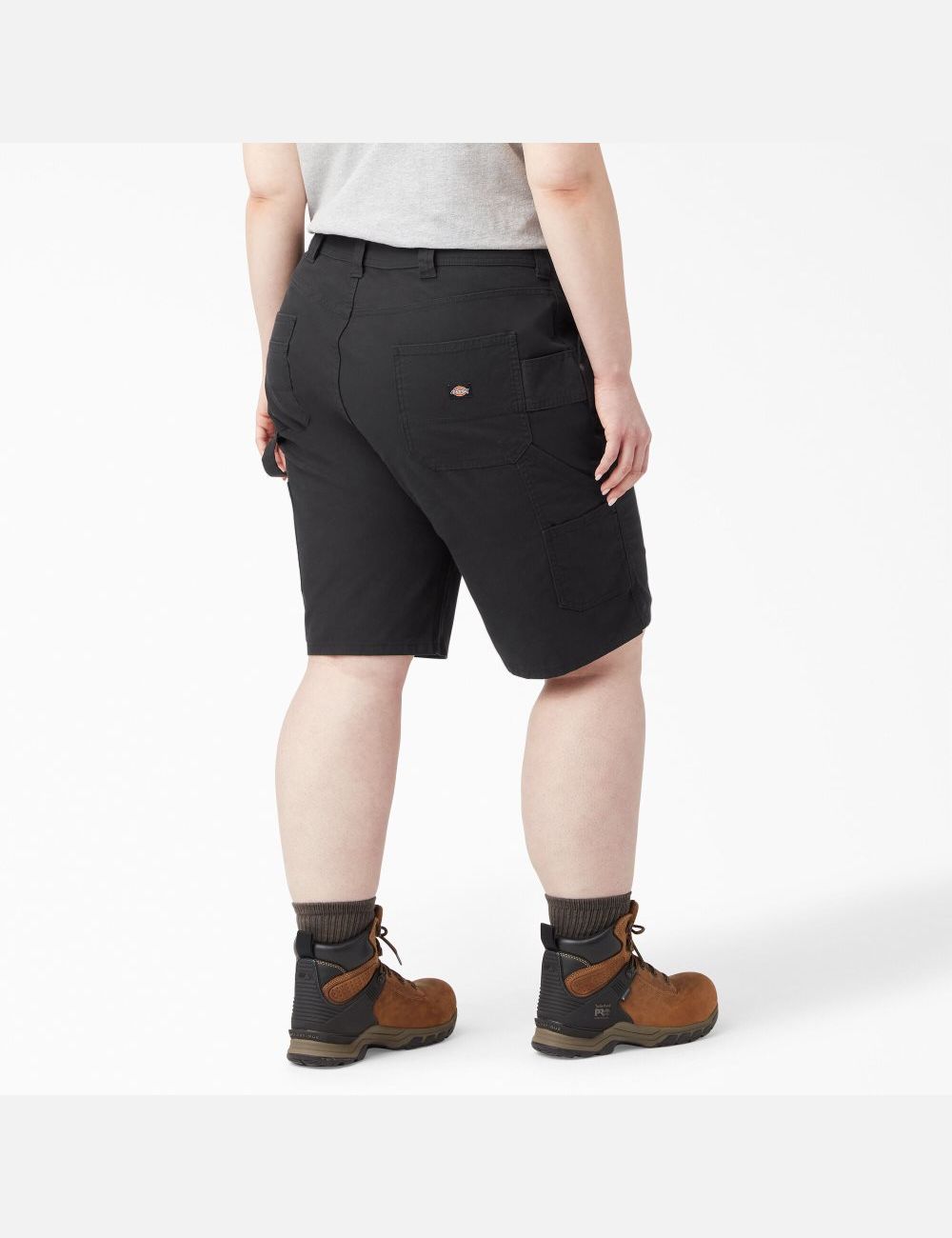 Black Dickies Plus Duck Carpenter Shorts | 398QMDNFV