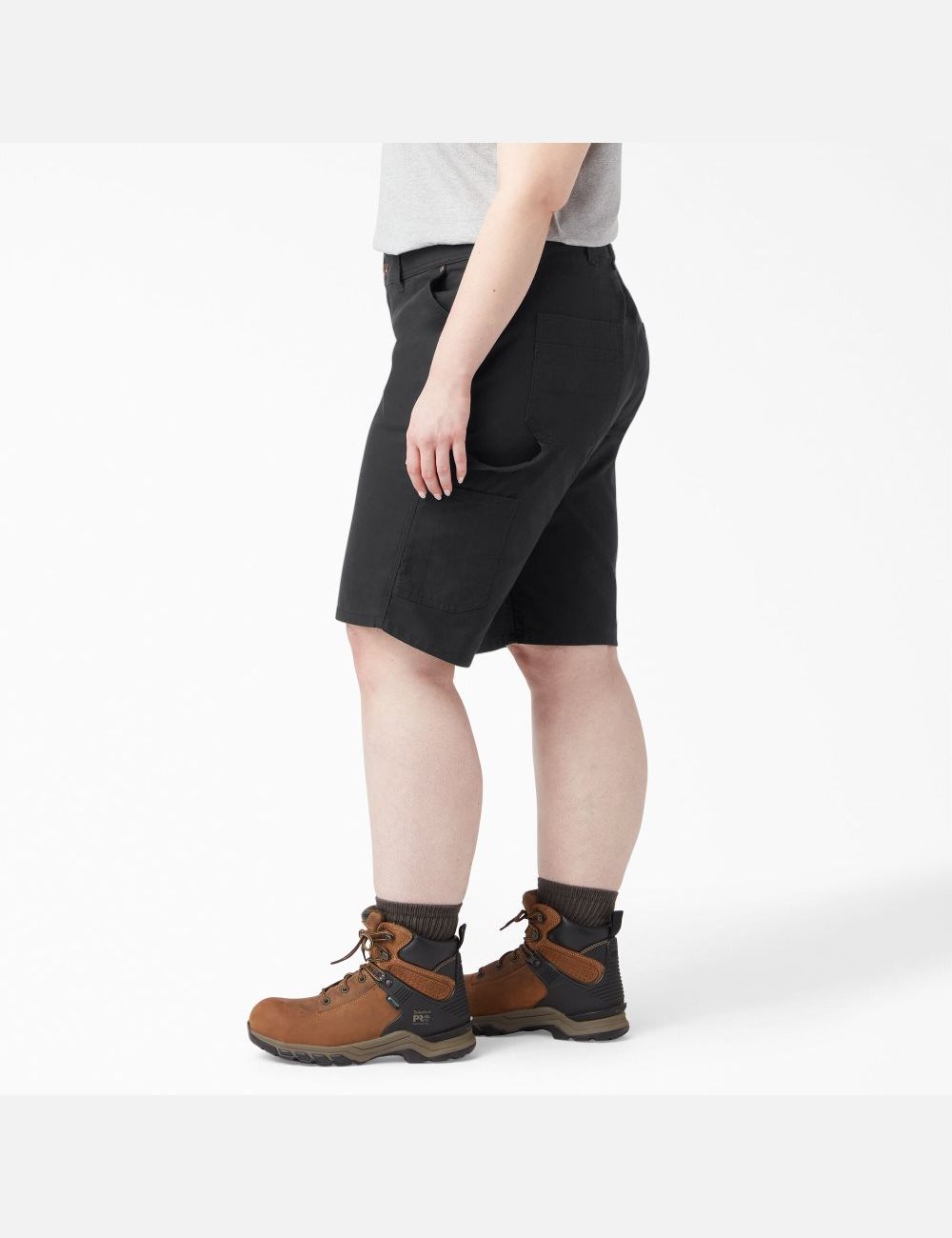 Black Dickies Plus Duck Carpenter Shorts | 398QMDNFV