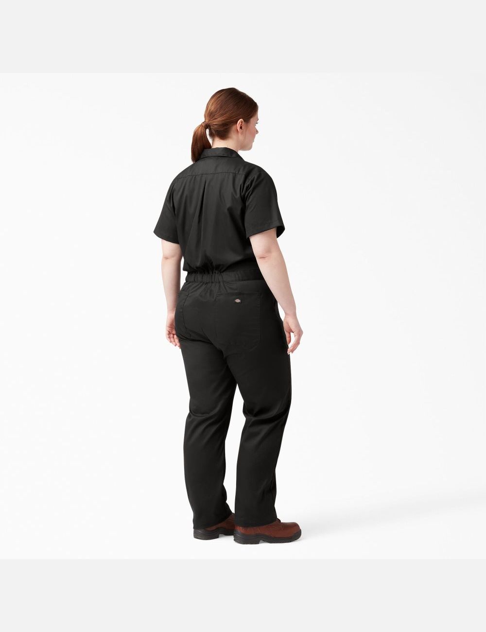 Black Dickies Plus FLEX Cooling Short Sleeve Coveralls & Overalls | 913YMLDNS