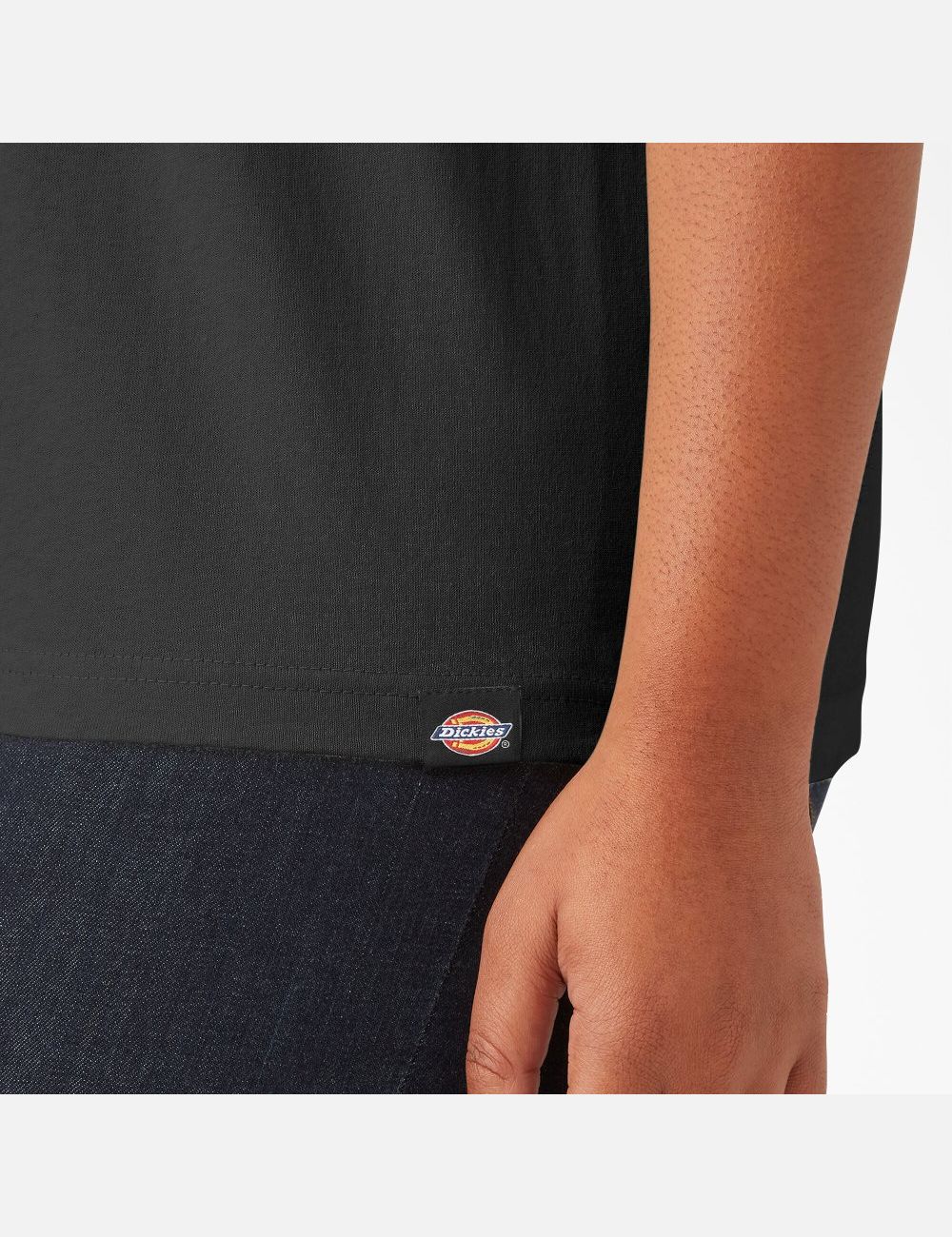 Black Dickies Plus Logo Graphic T-Shirts | 382OVGCIK