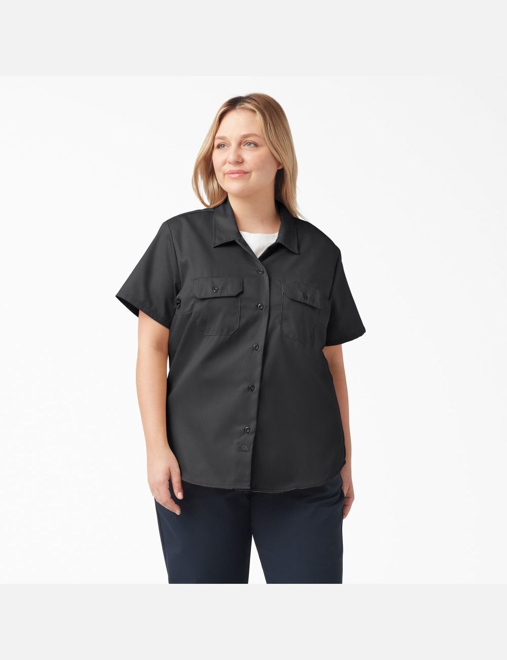 Black Dickies Plus Original 574 Tops | 627YUNODB