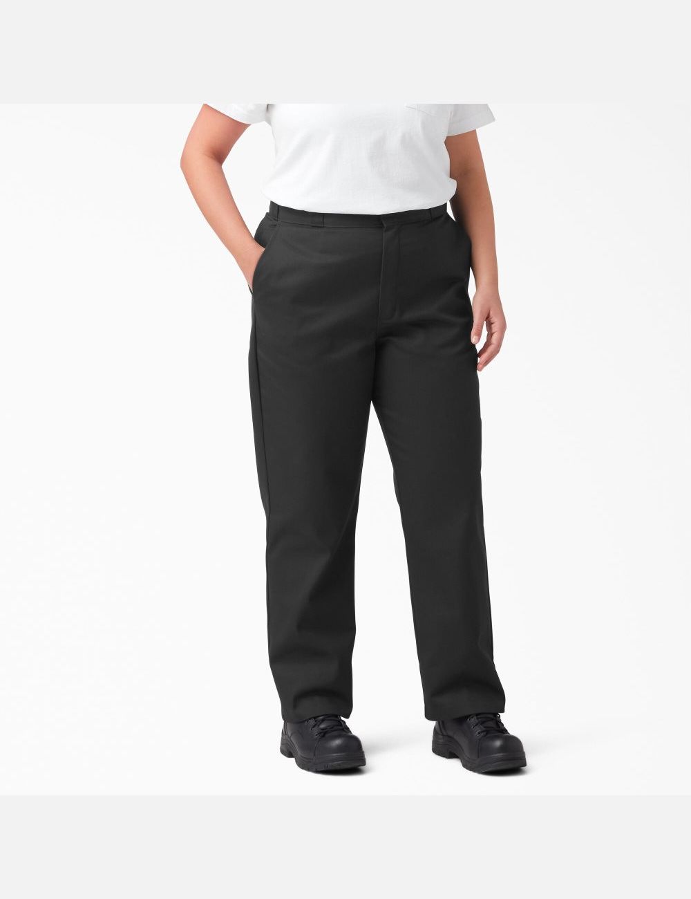 Black Dickies Plus Original 874 Pants | 764EPOWDS