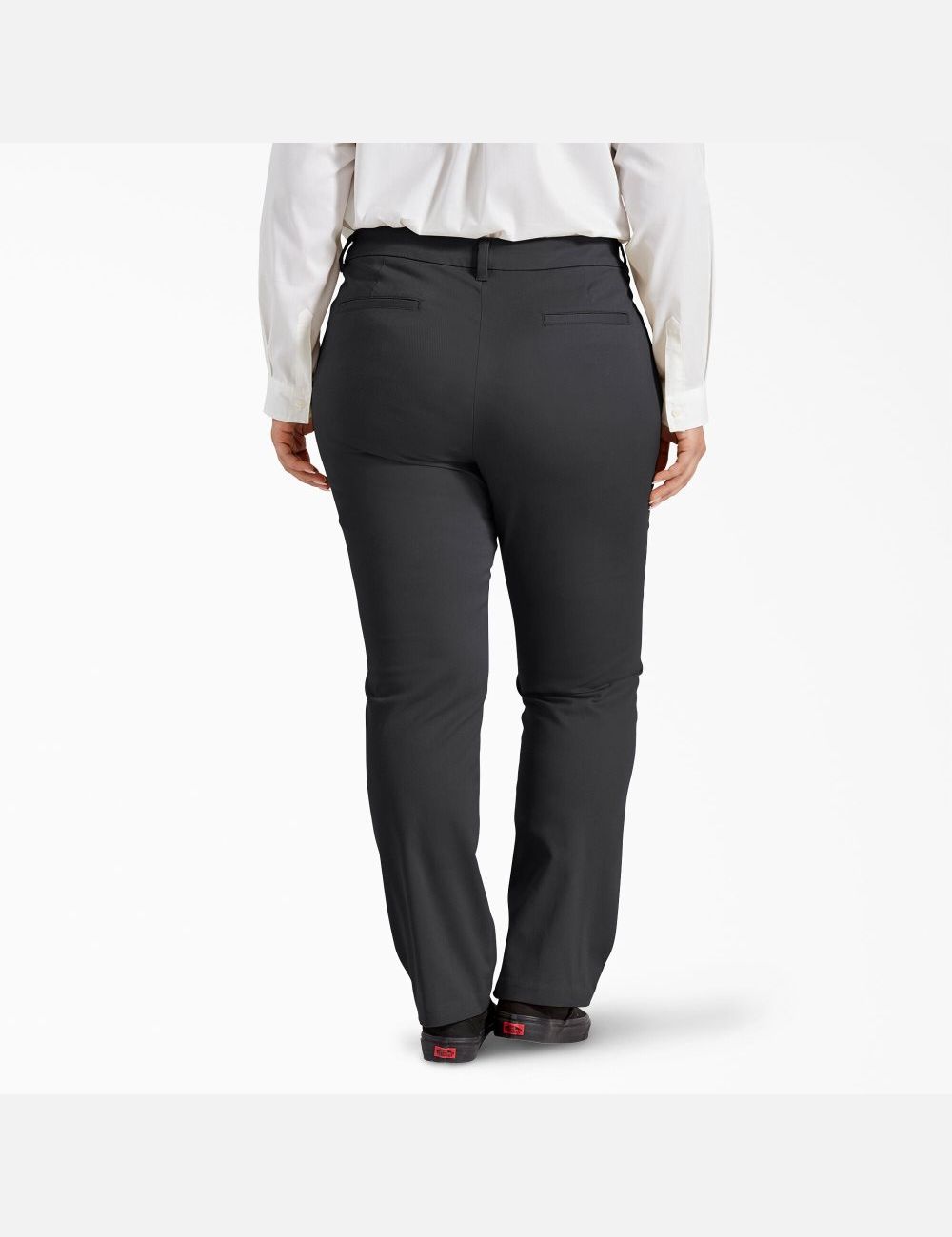 Black Dickies Plus Perfect Shape Bootcut Pants | 265ZKSGVY