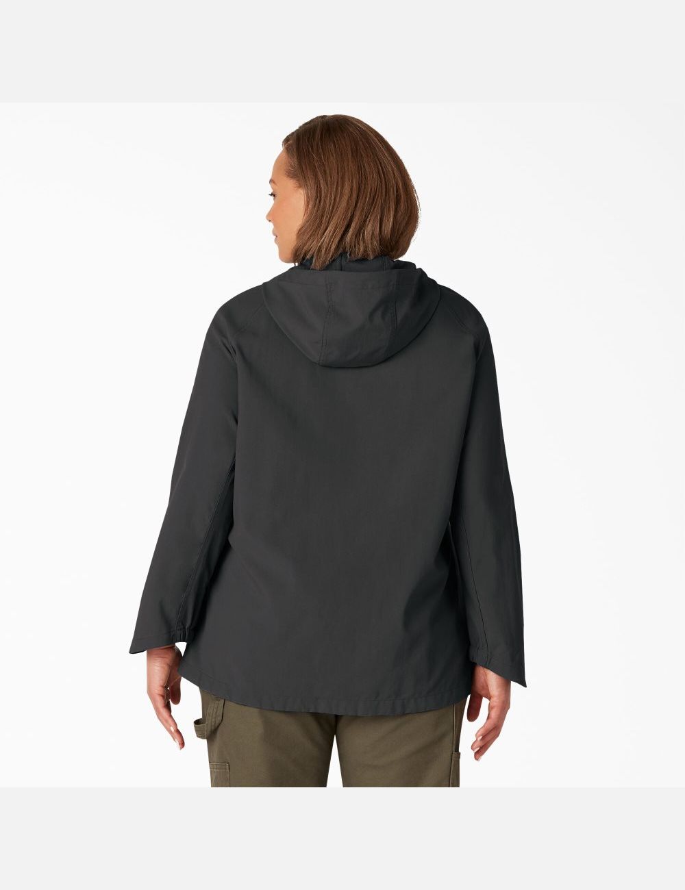 Black Dickies Plus Performance Hooded Coats & Jackets | 386CVBKJT