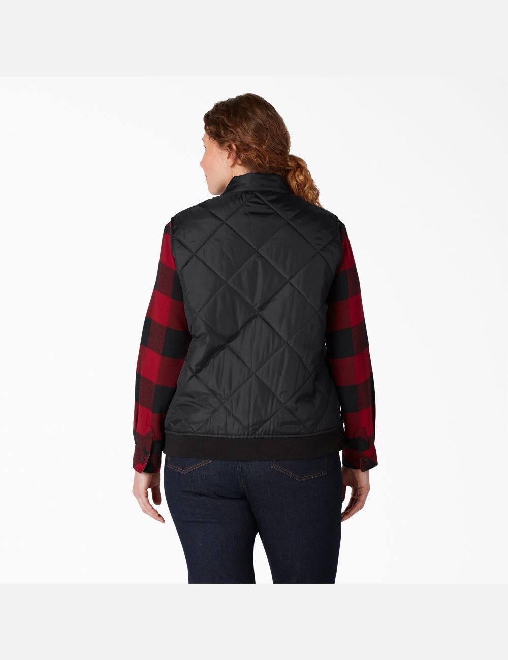 Black Dickies Plus Quilted Outerwear | 751UDLRTM