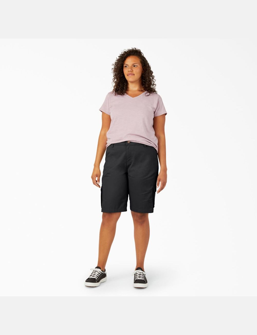 Black Dickies Plus Relaxed Fit Cargo Shorts | 534SBXPUI