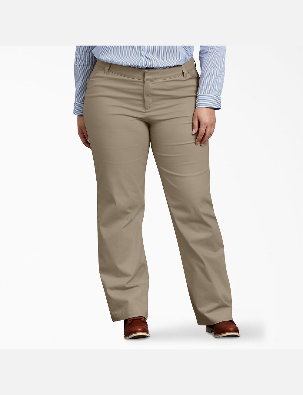 Black Dickies Plus Relaxed Fit Straight Leg Pants | 768CINGHZ