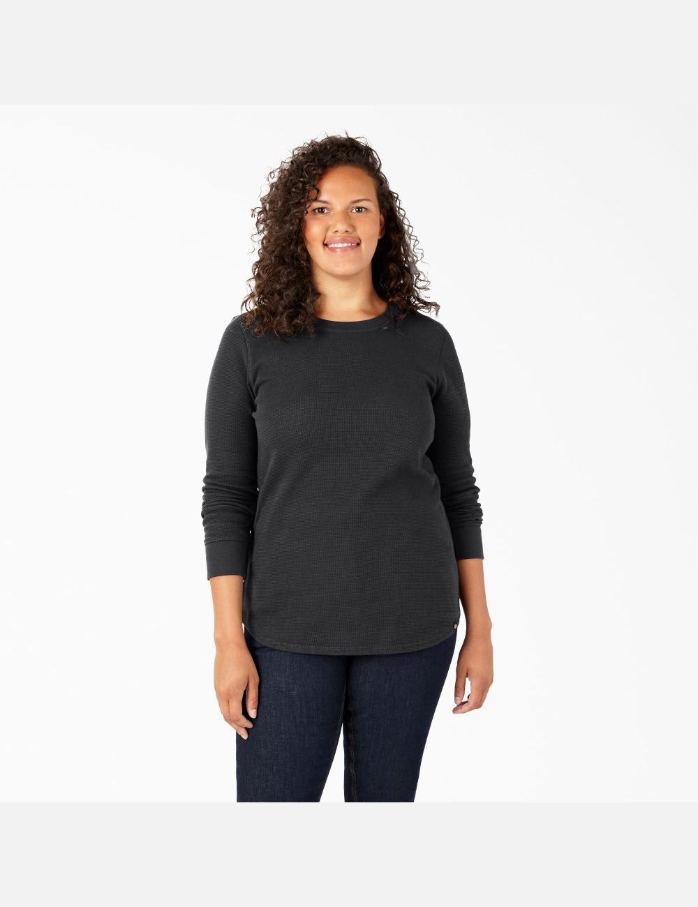 Black Dickies Plus Thermal Tops | 723QAJGUR