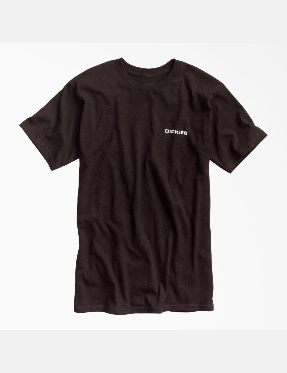 Black Dickies Quality Workwear Graphic T-Shirts | 057ALODBW