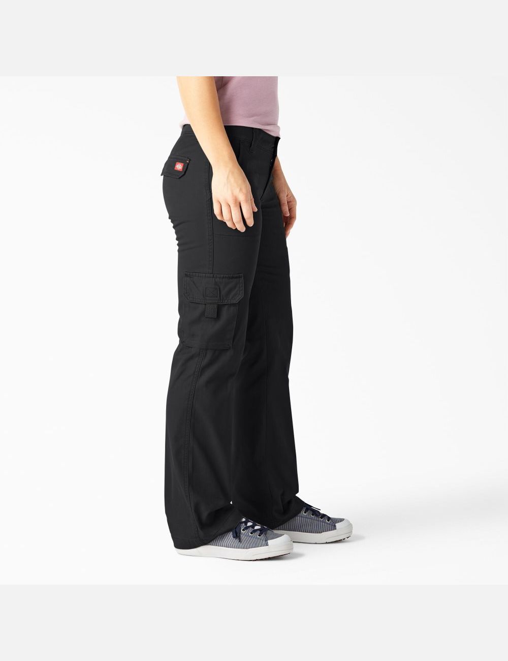 Black Dickies Relaxed Cargo Pants | 714OVEICN