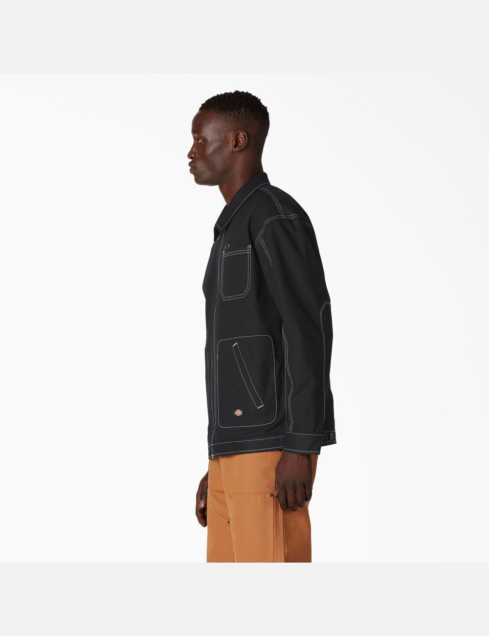 Black Dickies Reworked Eisenhower Coats & Jackets | 308RLJOHE