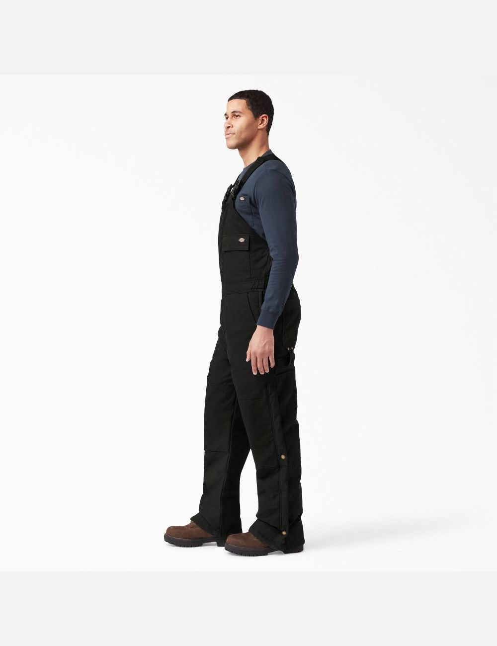 Black Dickies Sanded Duck Insulated Coveralls & Overalls | 246MUNQAF