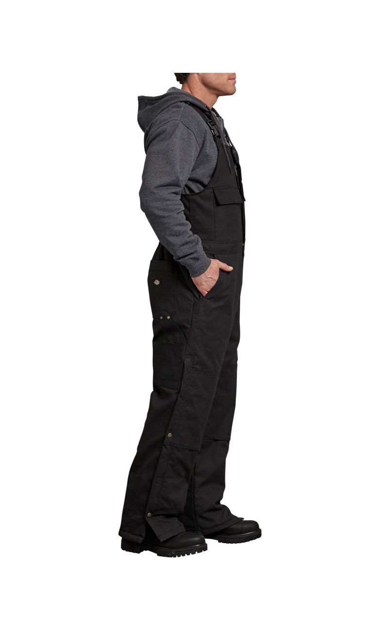 Black Dickies Sanded Duck Insulated Coveralls & Overalls | 246MUNQAF