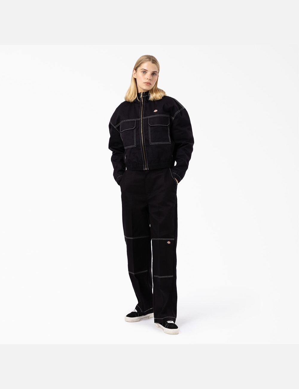 Black Dickies Sawyerville Double Knee Pants | 270VRHKTP