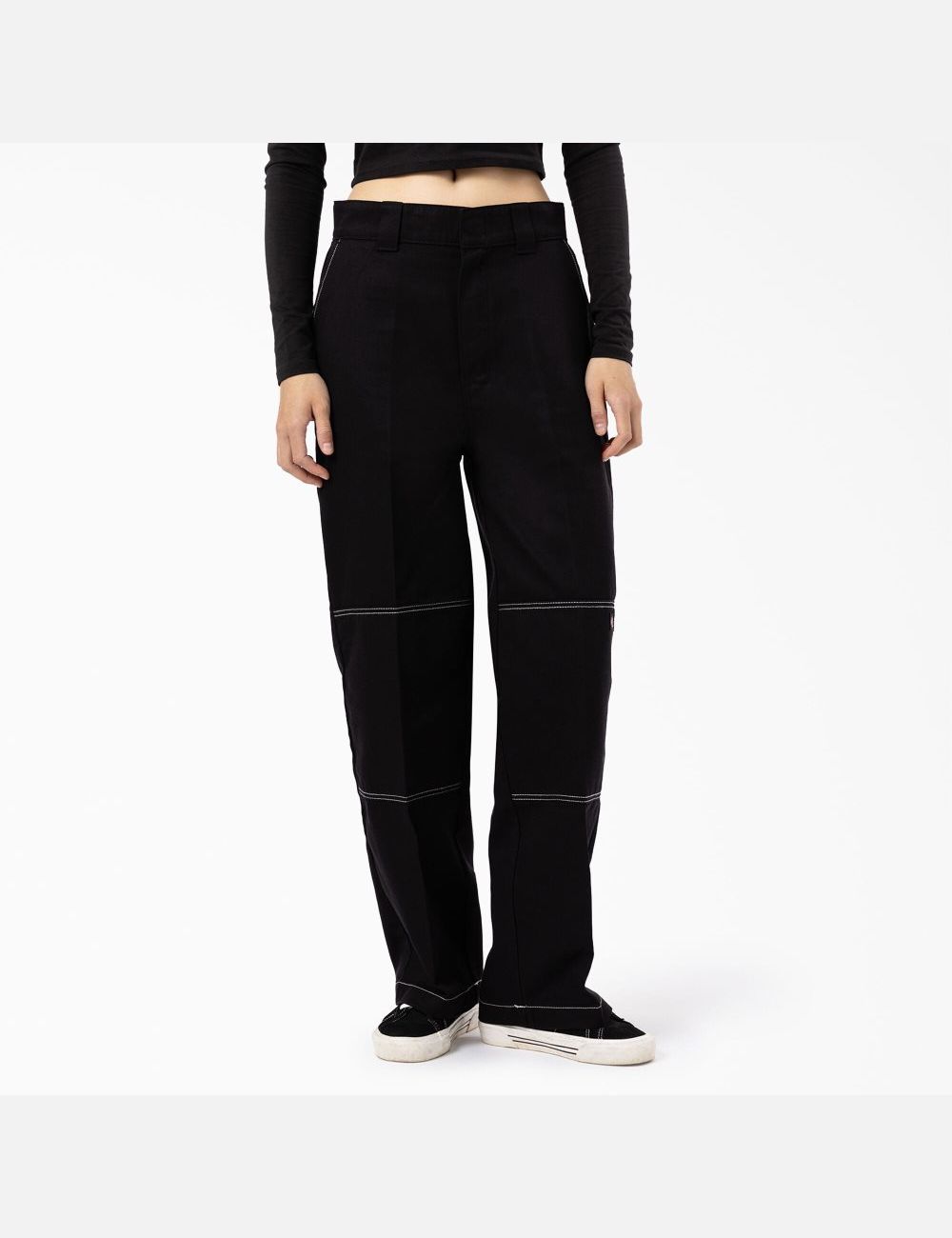 Black Dickies Sawyerville Double Knee Pants | 270VRHKTP