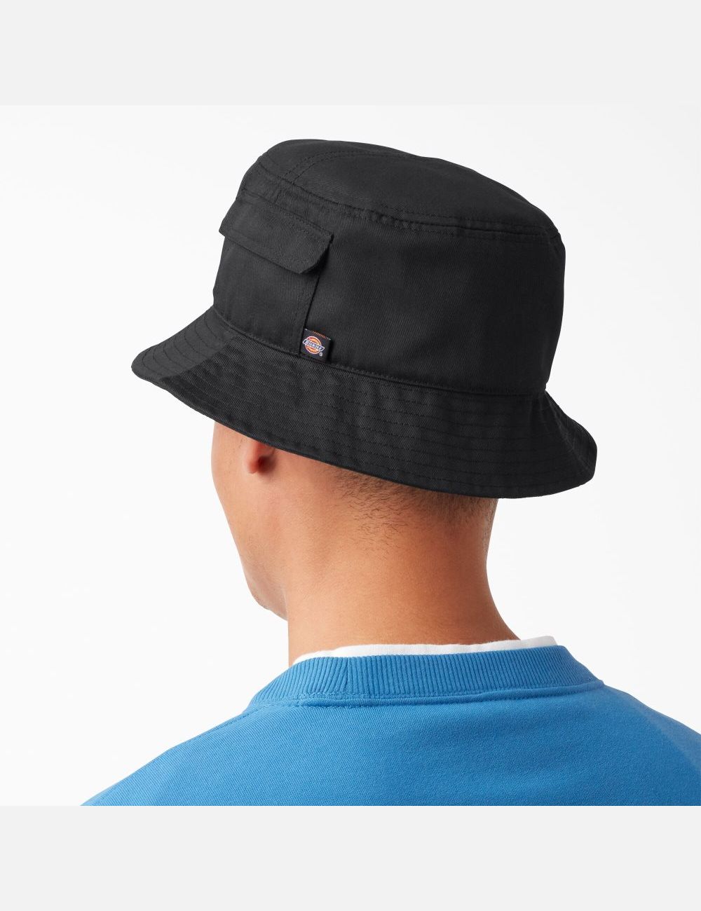 Black Dickies Script Bucket Hats | 831KCANMZ