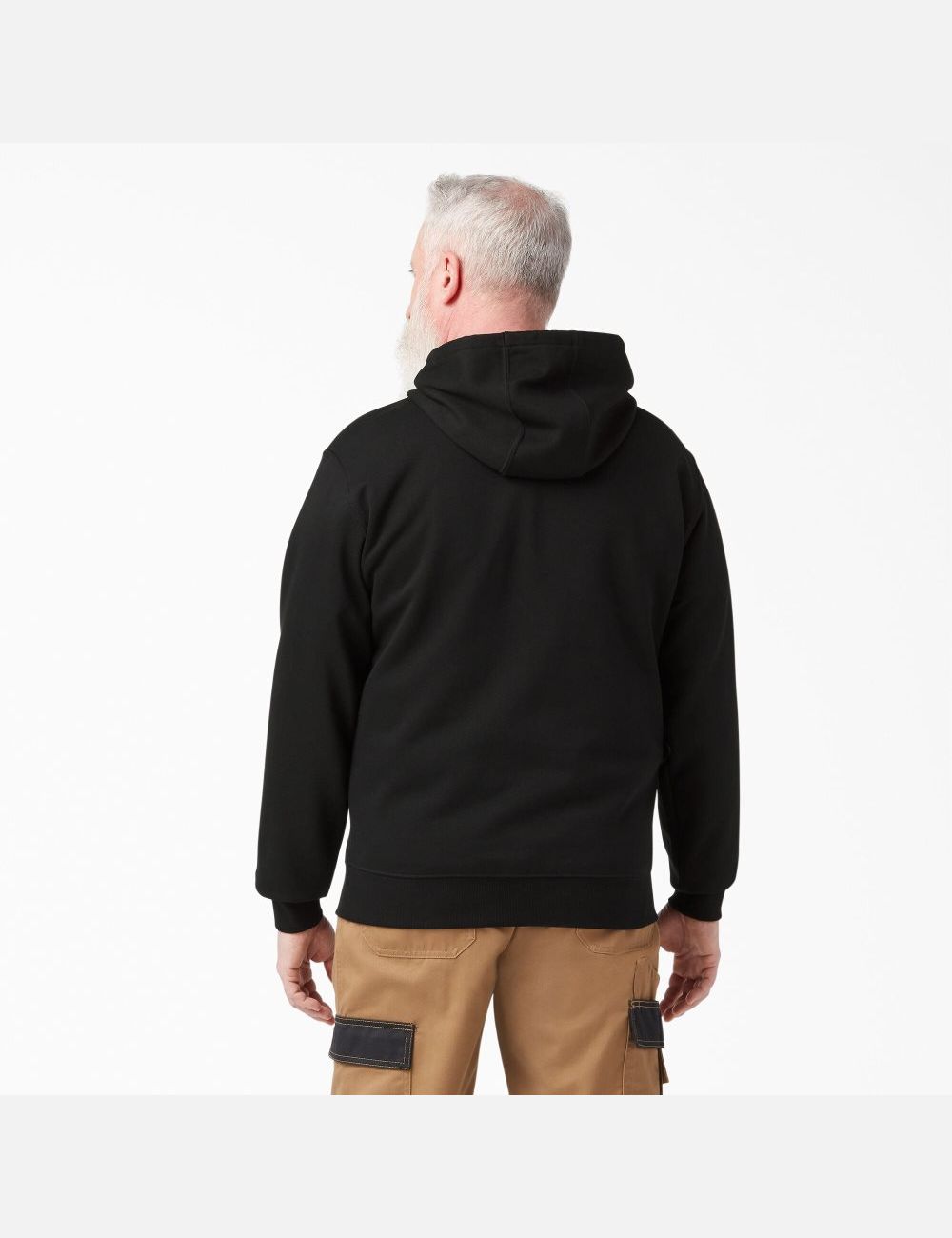 Black Dickies Script Logo Fleece Hoodies | 703ILNKUR