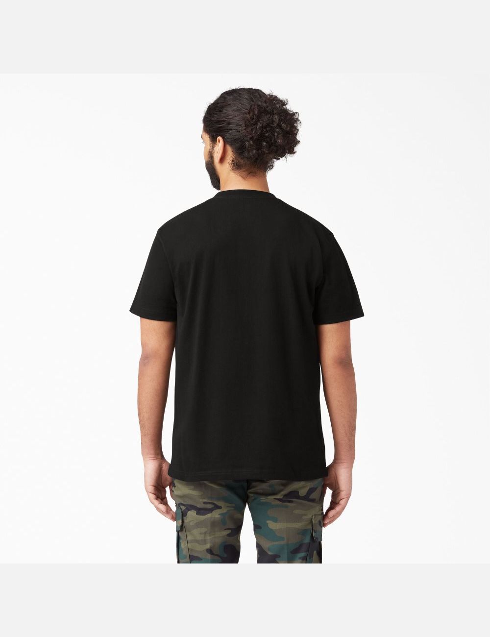 Black Dickies Short Sleeve Heavyweight Shirts | 321VPRYNO