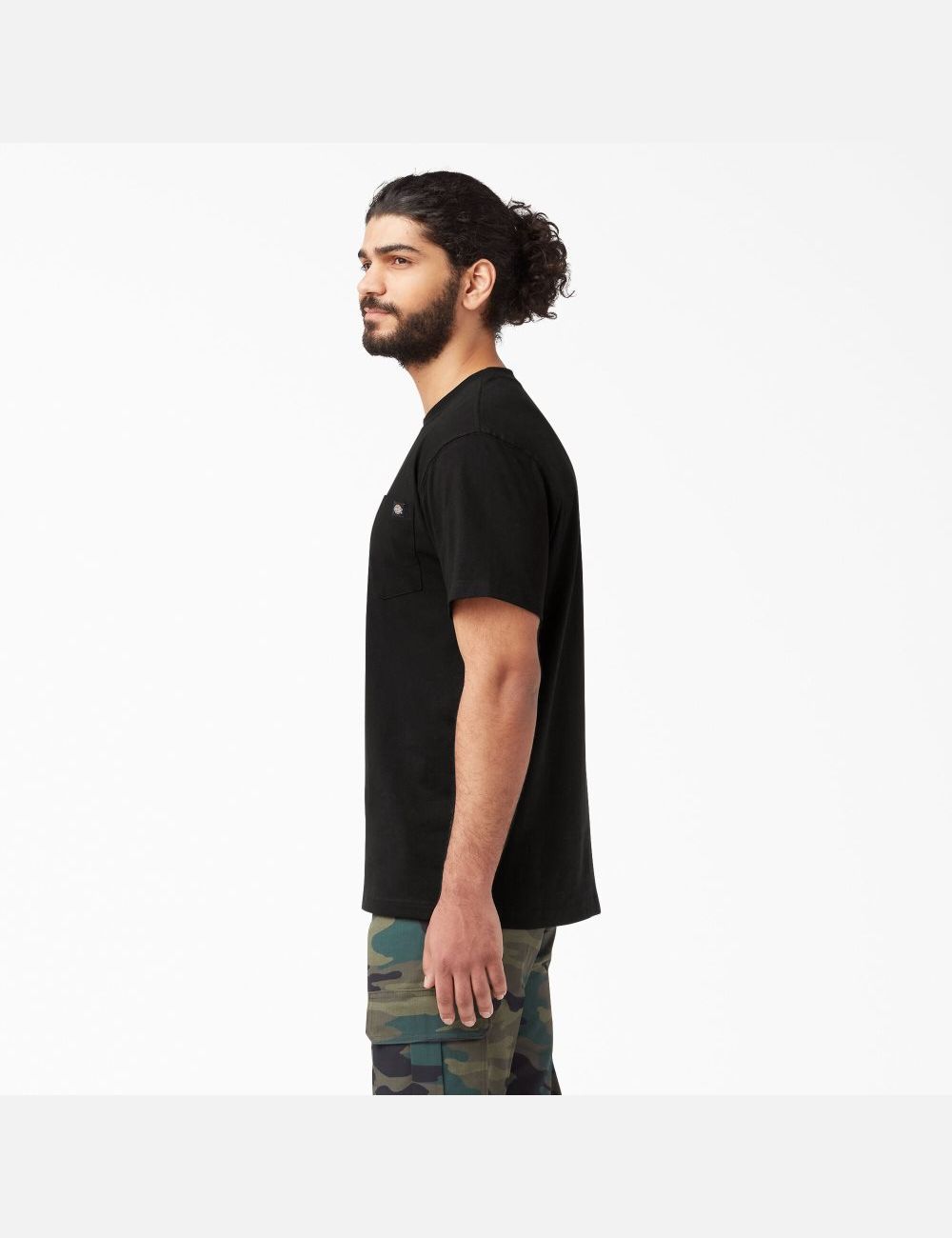 Black Dickies Short Sleeve Heavyweight Shirts | 321VPRYNO