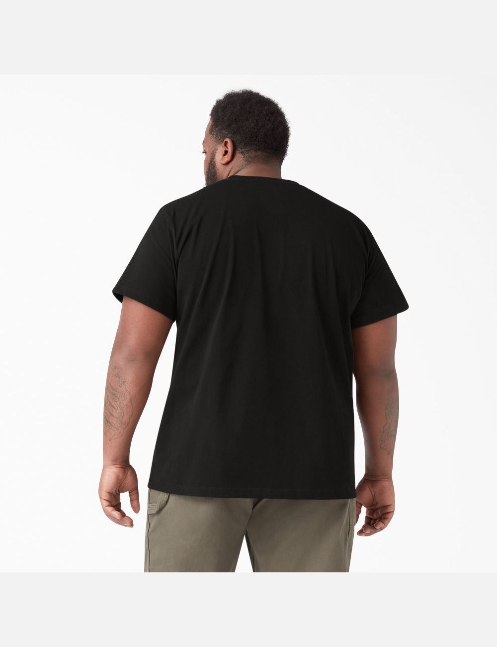 Black Dickies Short Sleeve Heavyweight Shirts | 321VPRYNO