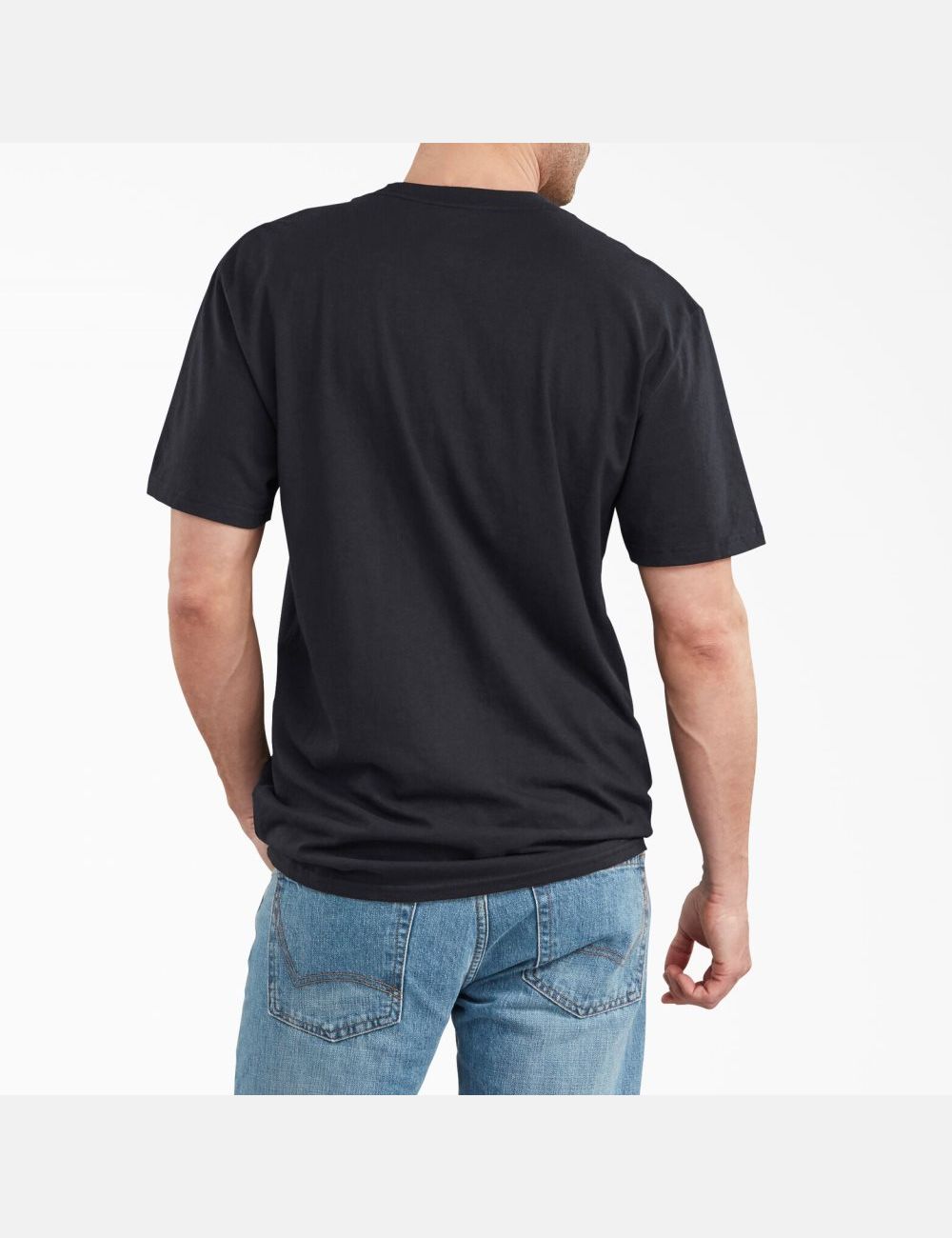 Black Dickies Short Sleeve Relaxed Fit Graphic T-Shirts | 463UDBXIN