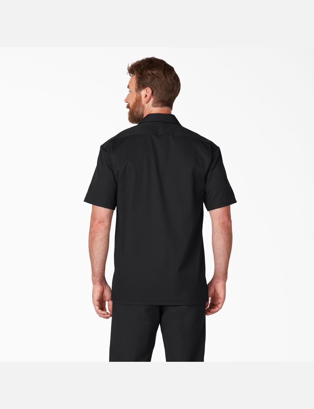 Black Dickies Short Sleeve Shirts | 203PTSJOR