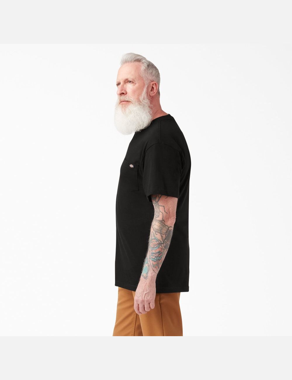 Black Dickies Short Sleeve Two Packs Shirts | 368LRWKDU